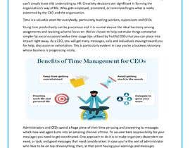 #21 para Write a 1,500-2,500 blog article on why timetracking is important for CEOs/senior managers por priyajen