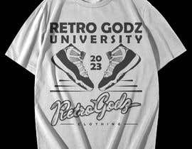 #162 untuk Retro Godz University Rebranding Project T shirt design oleh rashedul1012