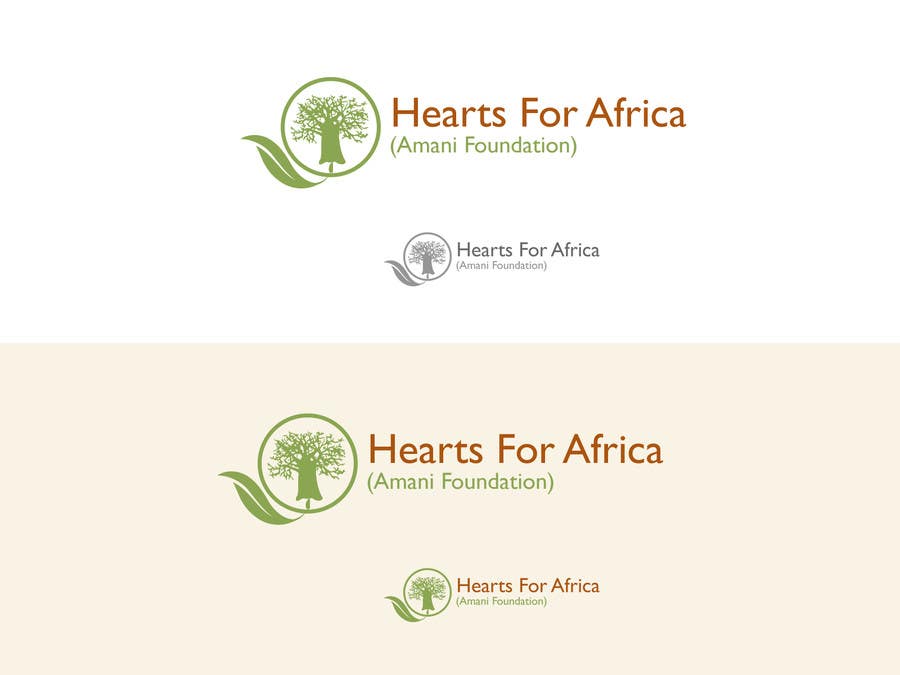 Konkurrenceindlæg #6 for                                                 Design a Logo for Hearts for Africa (Amani) foundation
                                            