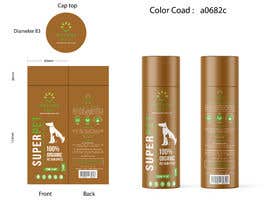 #45 for Design a cardboard tube packaging for an organic pet product av IsteakPranto