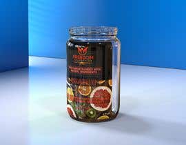 #17 for Product lable, for a Candle glass jar (Width 7.7cm) (height 9.4cm) by SwapnilSanket