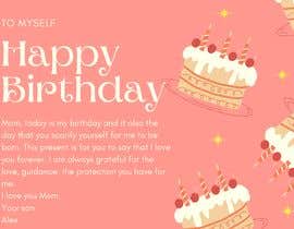 #42 untuk Desgin a card for Happy Birthday to Me oleh nurulfatinilia