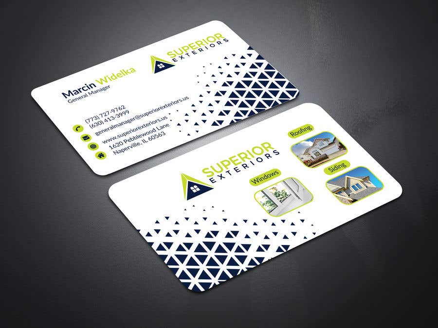 Contest Entry #347 for                                                 business cards for roofing company
                                            