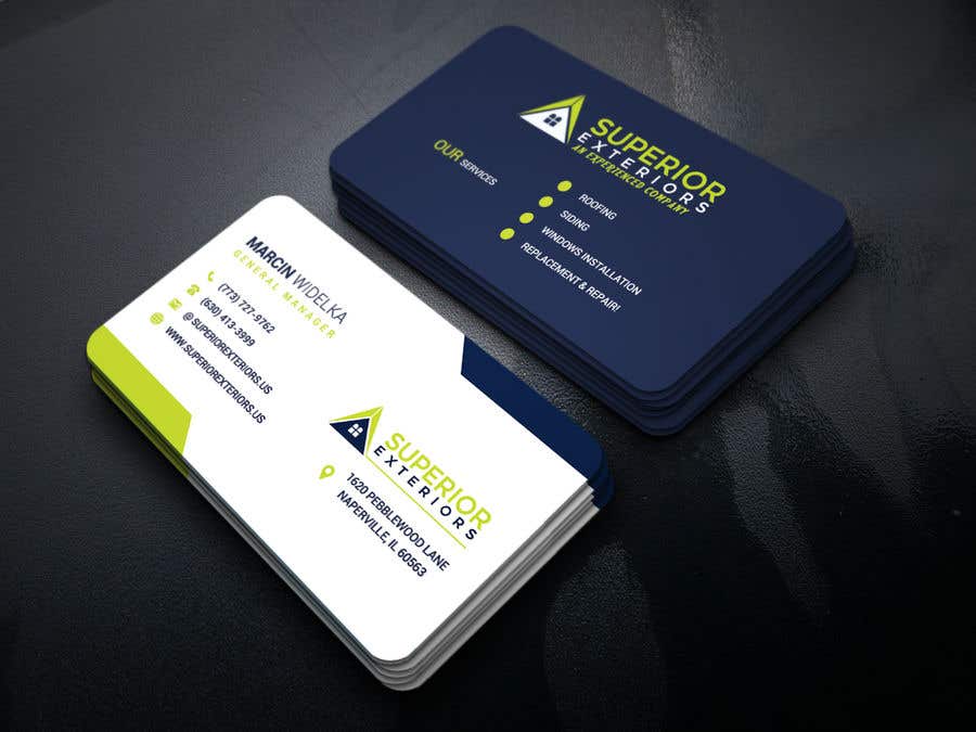 Contest Entry #168 for                                                 business cards for roofing company
                                            