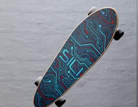 #29 for Design Electric Skateboard Grip Tape (top of skateboard) af yashr51