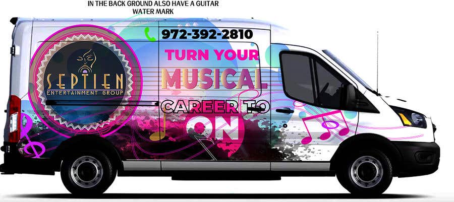 Contest Entry #9 for                                                 Van wrap design  for an entertainment company
                                            