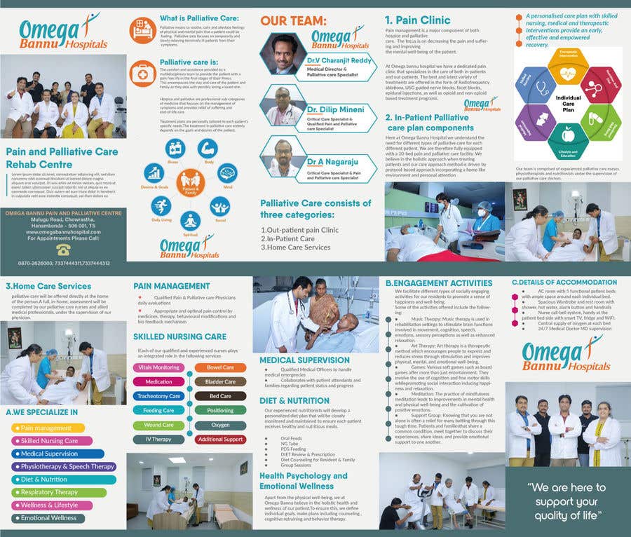 Konkurrenceindlæg #74 for                                                 Brochure design for palliative care center
                                            