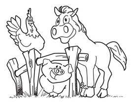 Nro 51 kilpailuun Kids Farm Animal Coloring Book käyttäjältä aishnakushwah