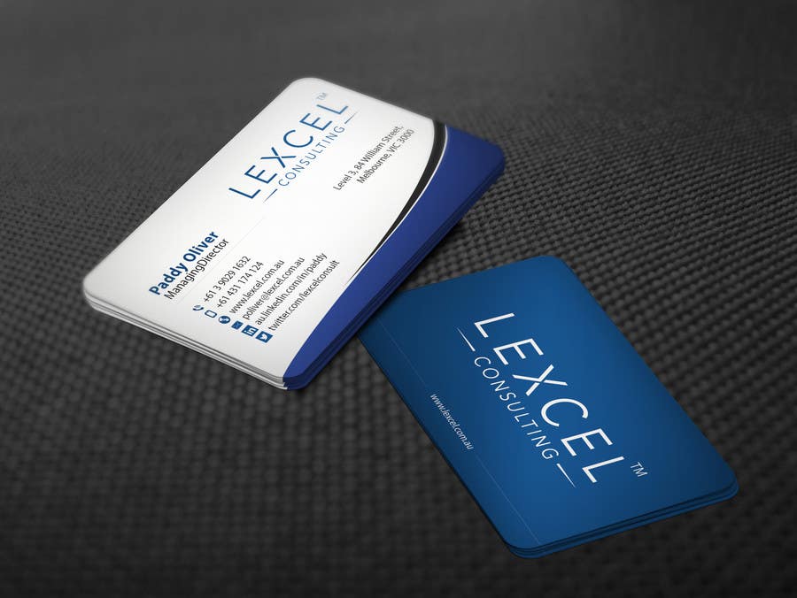 Penyertaan Peraduan #271 untuk                                                 Design some Business Cards for Lexcel Consulting
                                            