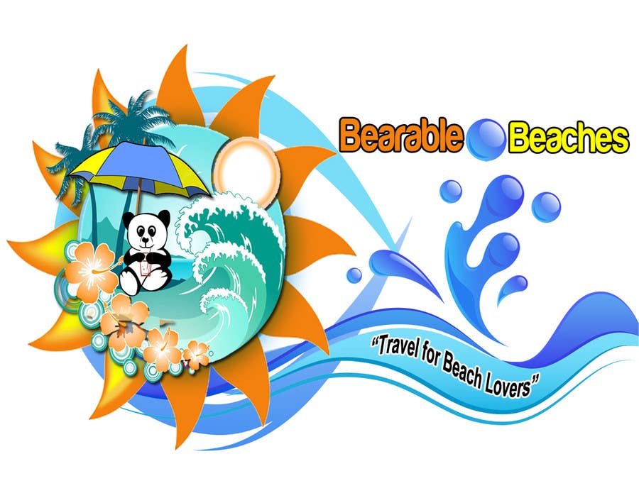 Penyertaan Peraduan #182 untuk                                                 Design a Logo for Bearable Beaches
                                            