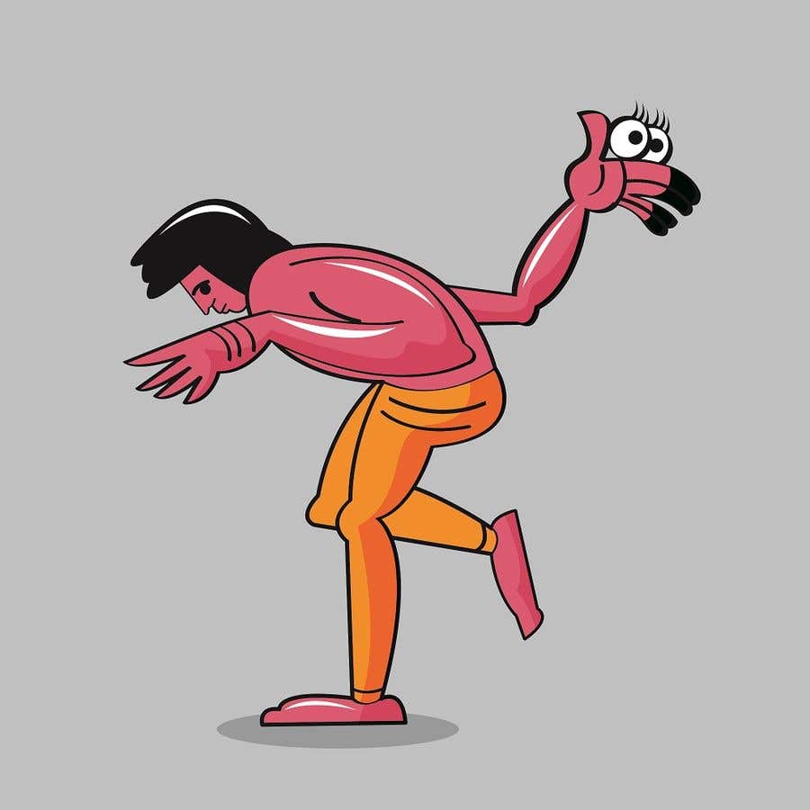 Proposition n°119 du concours                                                 Cartoon Flamingo
                                            