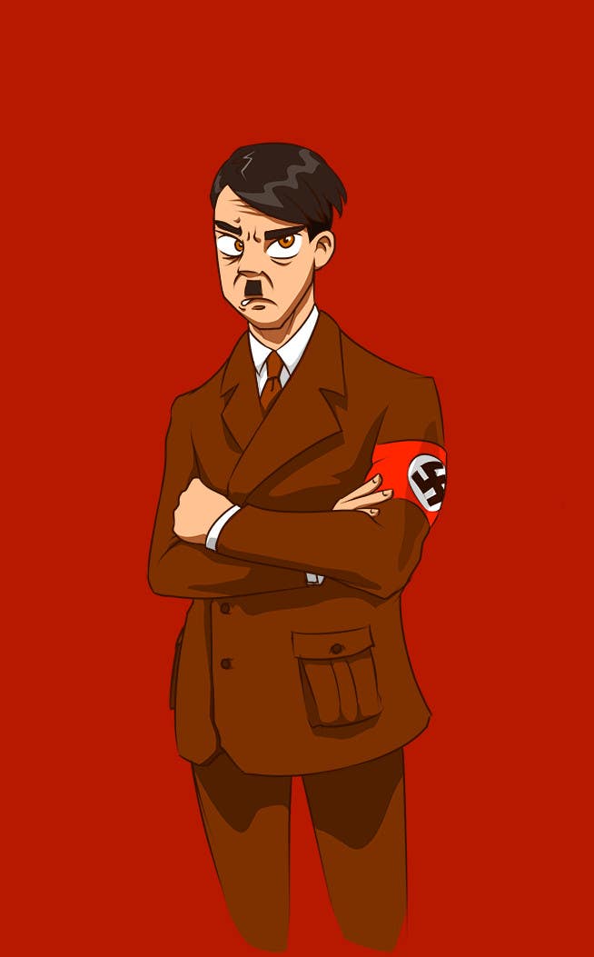 hello... this character Hitler. 