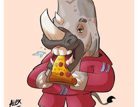 #42 Rhino caricature részére alexander213 által