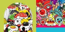 Graphic Design Kilpailutyö #13 kilpailuun Kawaii Anime Sushi Food Banner Needed HIgh res