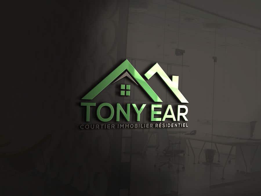 Proposition n°647 du concours                                                 Logo for Tony Ear, Real estate broker and branding
                                            