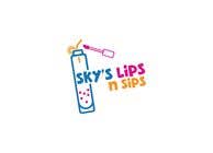 Graphic Design Kilpailutyö #35 kilpailuun Sky's Lips n Sips Logo
