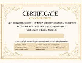 nº 89 pour certificate design for islamic institute par hassanprint11 