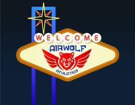 #5 para AirWolf Athletics Vegas logo de mdmanikict