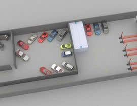 #21 for Car showroom/mechanics 3D CAD floorplan by ahmedamine5