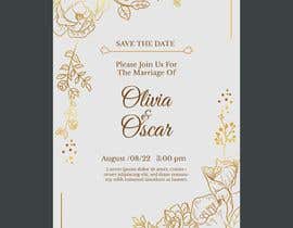 #58 para Marriage Invitation Card por jahedzone