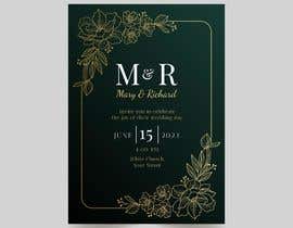 #59 para Marriage Invitation Card por jahedzone
