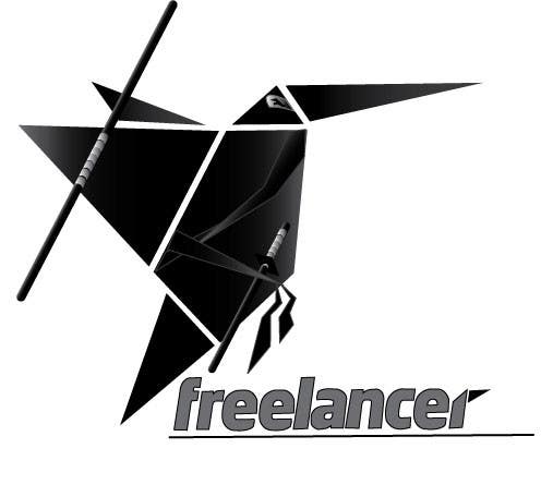 Tävlingsbidrag #149 för                                                 Turn the Freelancer.com origami bird into a ninja !
                                            