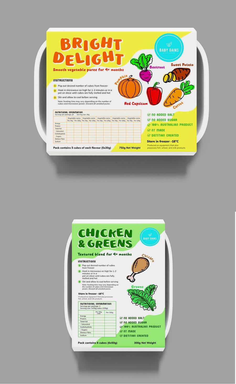 
                                                                                                                        Penyertaan Peraduan #                                            48
                                         untuk                                             Baby Food product, packaging design
                                        