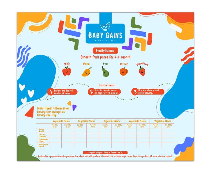 
                                                                                                                        Penyertaan Peraduan #                                            35
                                         untuk                                             Baby Food product, packaging design
                                        