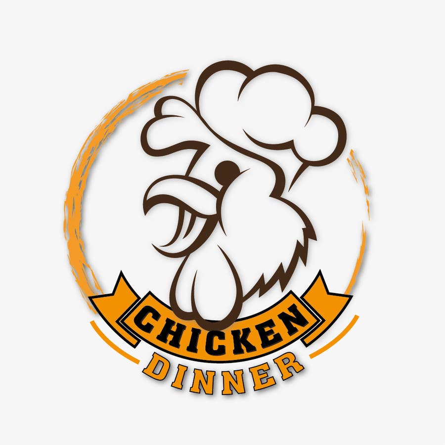 Kilpailutyö #9 kilpailussa                                                 Embroidered Logo/Badge for Cap - Chicken Dinner
                                            