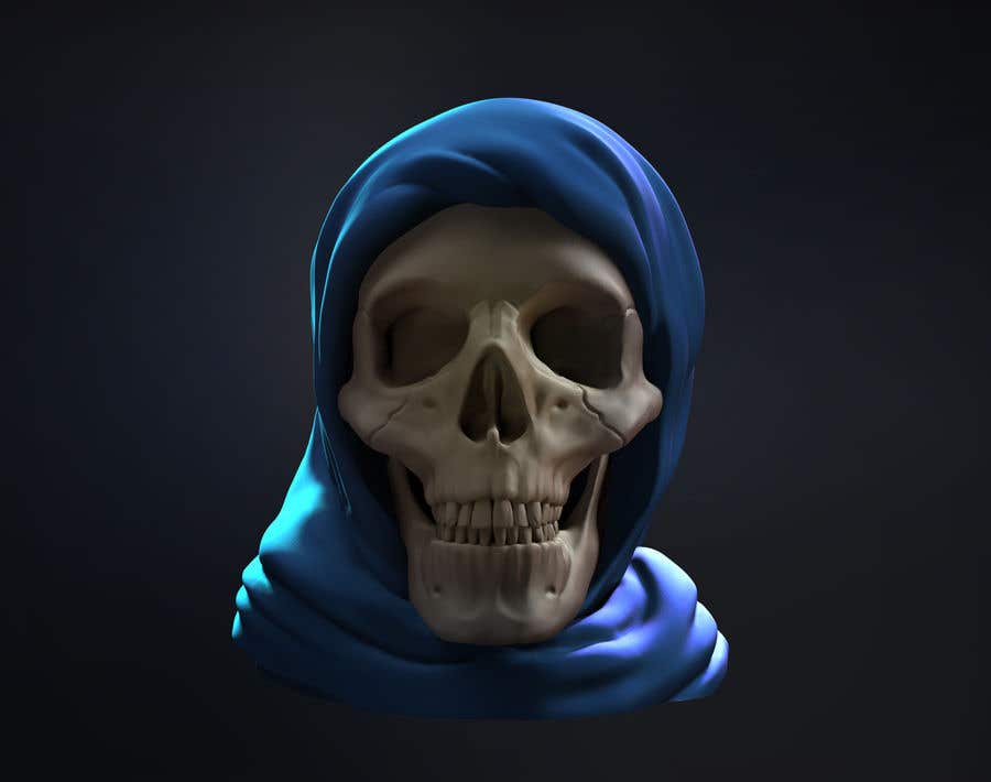 
                                                                                                            Penyertaan Peraduan #                                        30
                                     untuk                                         Design of an Arab female Skull with a scarf for 3D printing
                                    