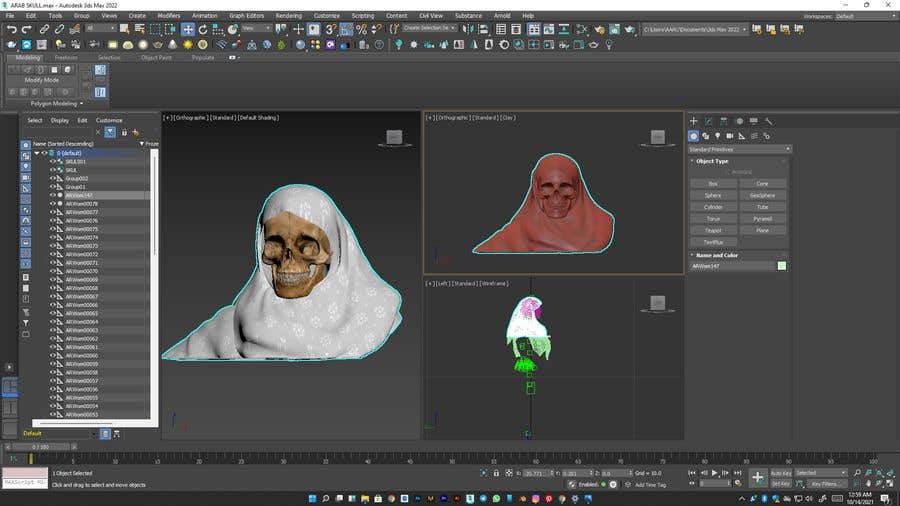 
                                                                                                                        Inscrição nº                                             9
                                         do Concurso para                                             Design of an Arab female Skull with a scarf for 3D printing
                                        