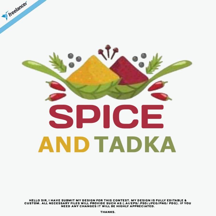 
                                                                                                                        Inscrição nº                                             109
                                         do Concurso para                                             Design Logo for Indian Food Brand Name - "Spice & Tadka"
                                        