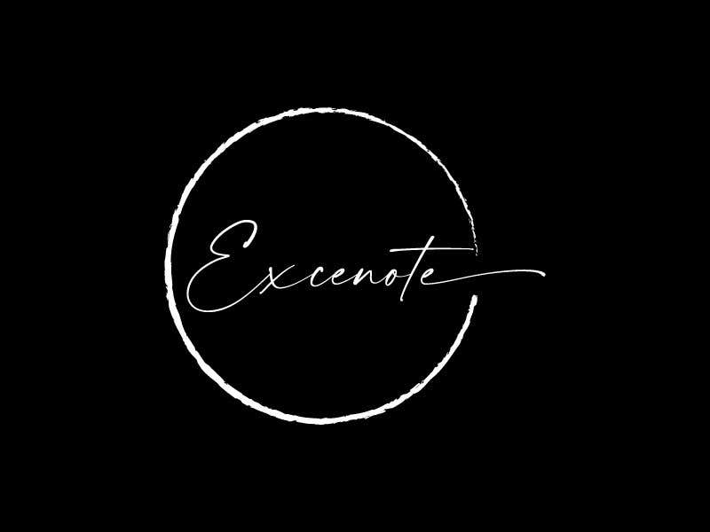 Bài tham dự cuộc thi #149 cho                                                 make me a logo for my new project called excenote.
                                            