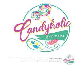 #152 para Logo Design for Candyholic de DonnaMoawad