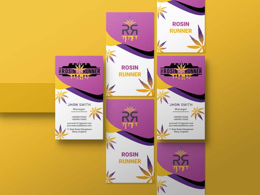 Contest Entry #425 for                                                 Rosin Runner Business cards
                                            