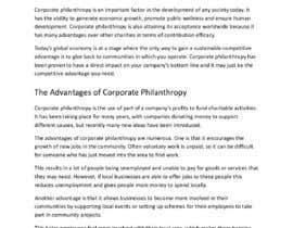 Nro 4 kilpailuun Philanthropy, Giving and gift in business Articles käyttäjältä GooglerzVA