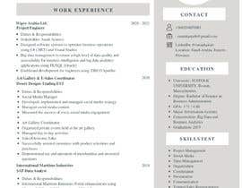 #31 untuk Create an elegant CV/Resume for me oleh ColorRain29