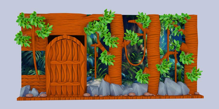 
                                                                                                            Конкурсная заявка №                                        59
                                     для                                         3D Graphic Design for Wall Mural - Children's Treehouse Theme
                                    