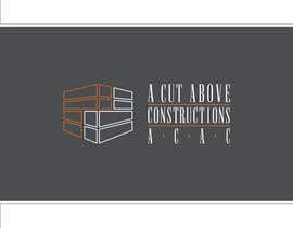 #187 for Design a NEW LOGO for A Cut Above Constructions by ConceptFactory