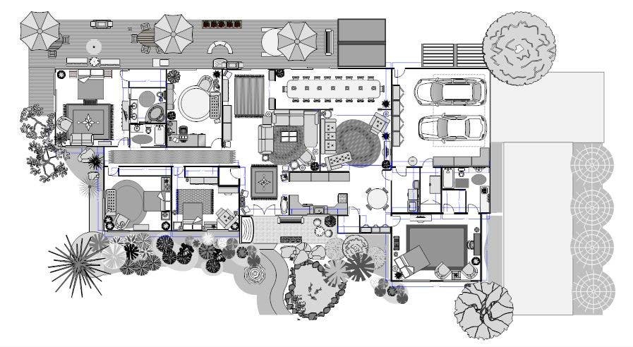 Inscrição nº 14 do Concurso para                                                 Design a floor plan for a house i am planning to build.
                                            