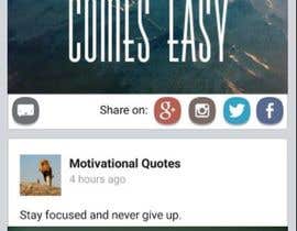 #7 for Motivational Quotes APP af Nir0shan