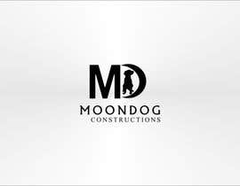 #73 for Design a Logo for MOONDOG CONSTRUCTIONS by lakhbirsaini20