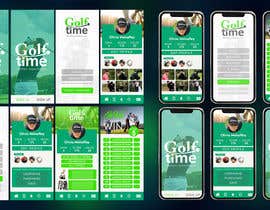 nº 4 pour Golf app new design par Drizzygfx 