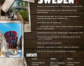 #30 for Design TWO &#039;study in sweden&#039; flyers af Affiraatta