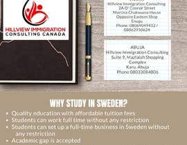 nº 54 pour Design TWO &#039;study in sweden&#039; flyers par fatinnazira 
