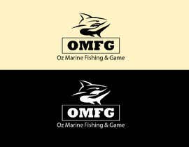 vipdesignbd tarafından fishing tackle company logo  OMFG Oz Marine Fishing &amp; Game için no 45
