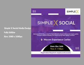 asik6756 tarafından [Simple X Social] Make a flyer for a networking event/product soft launch için no 58
