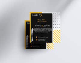 #42 untuk [Simple X Social] Make a flyer for a networking event/product soft launch oleh Bhuiyandesign