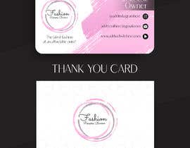 #119 for Business Card (2x3.5)&amp; Thank You card design (6x4) af Ghossan