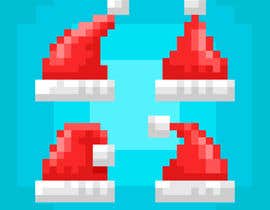 #42 for Design a selection of 8-bit colour, pixellated party hats af khubabrehman0
